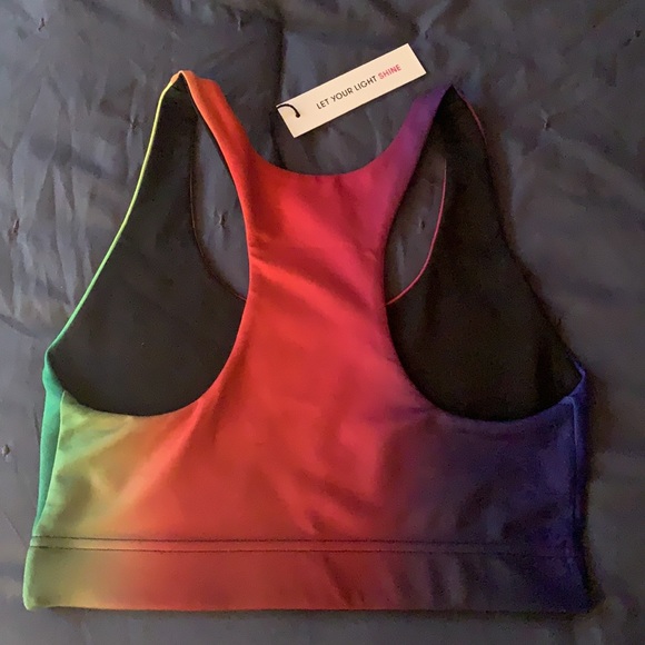 Terez Vision Rainbow Sports Bra NWT Sz Small - Picture 10 of 12